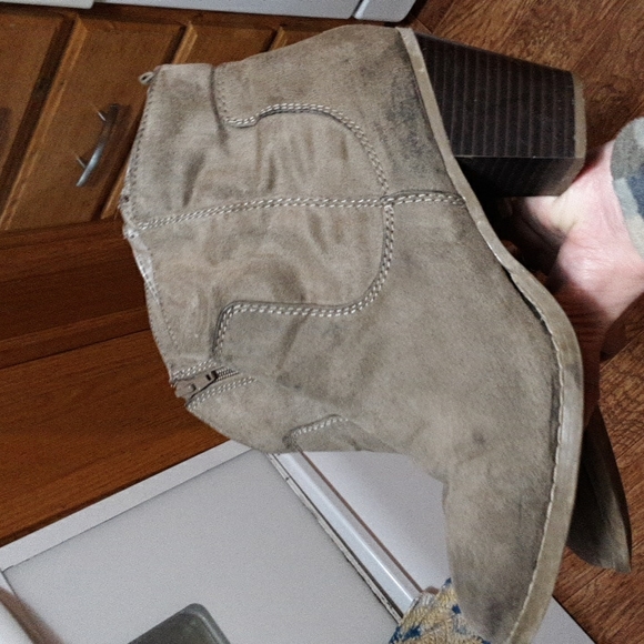 Faux leather ankle boots - Picture 4 of 8